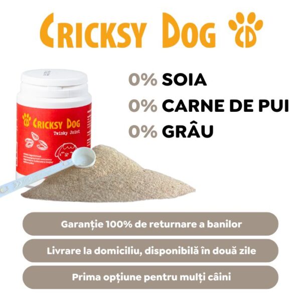 Twinky pudră pentru articulații cu extract de scoică verde (cu linguriță de dozare) – 150 g - imagine 6
