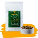 Hrană uscată hipoalergenică pentru câini Ted, pe bază de proteine de insecte, cu mango și spirulină (fără gluten de grâu si fără carne de pui, formulă premium) - "pentru majoritatea cainilor sensibili"