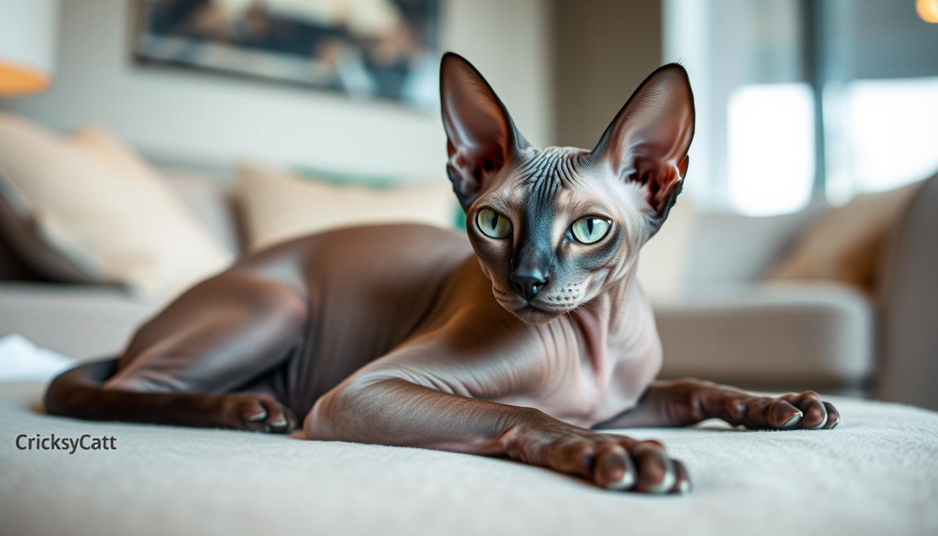 pisică peterbald (sfinks de Sankt Petersburg)