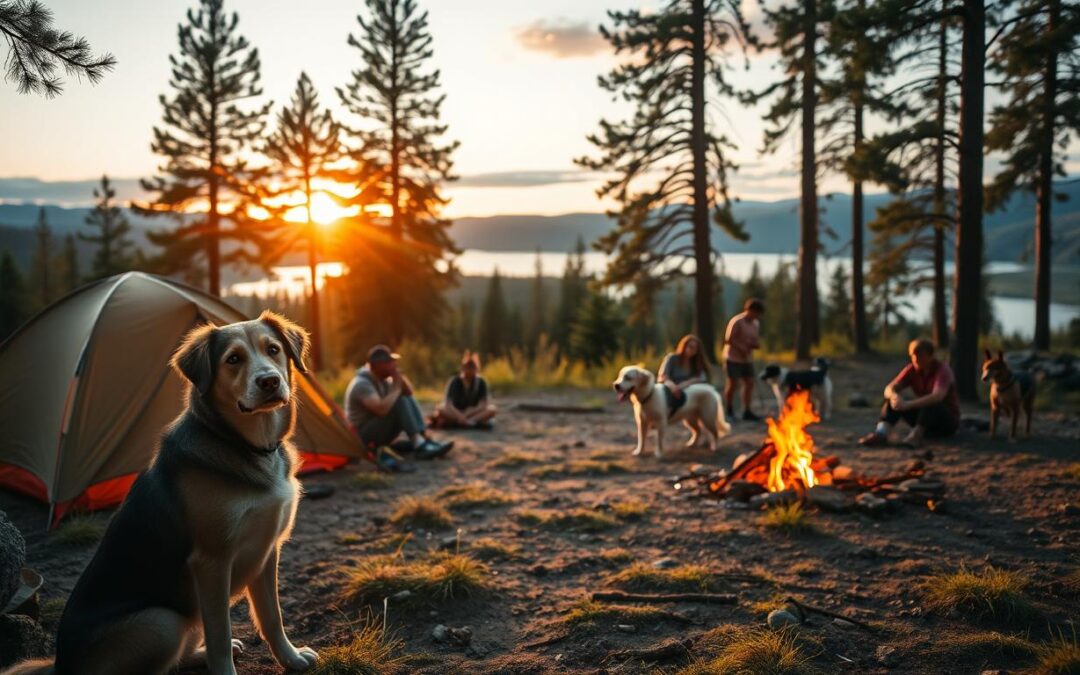 Camping cu câinele