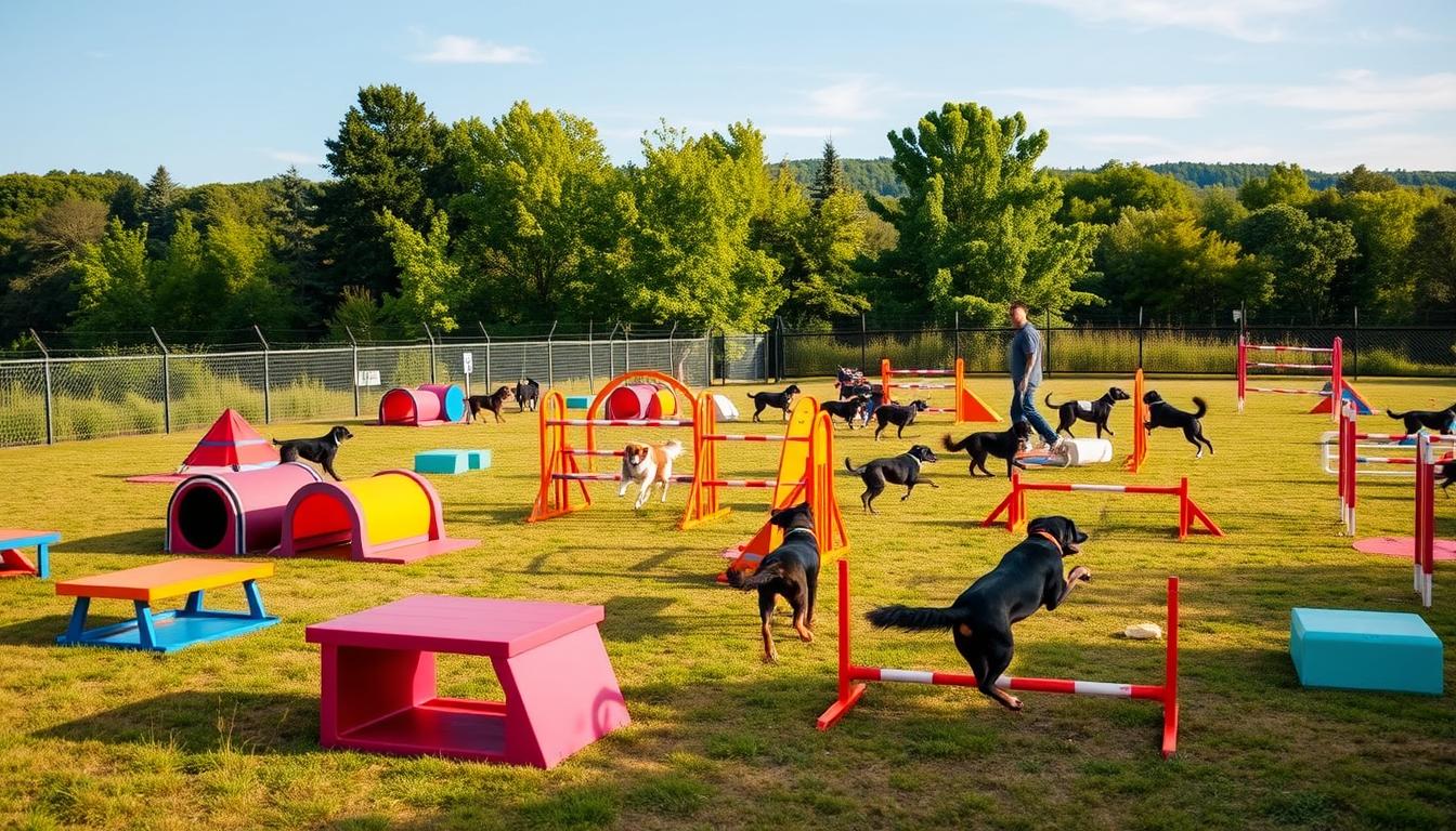 Parcuri de obstacole pentru câini