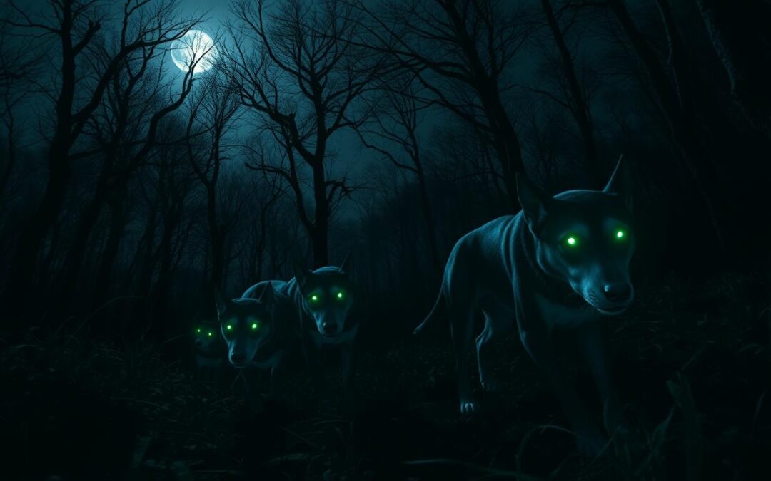 Vedere nocturnă la câini