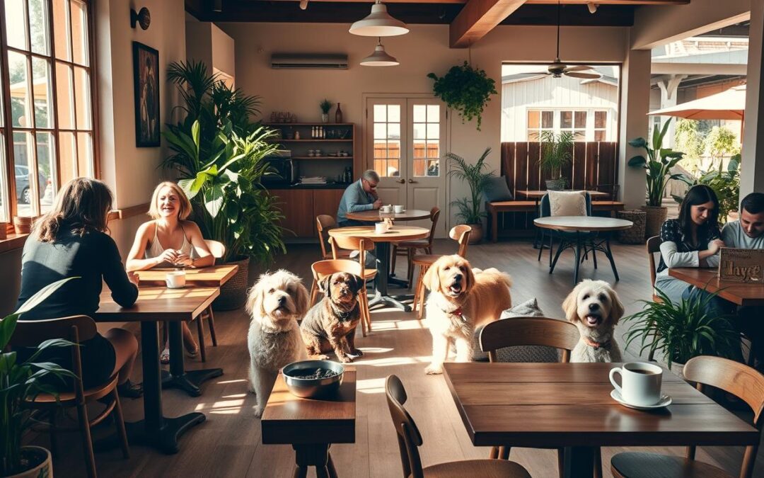 cafenea prietenoasă cu câinii