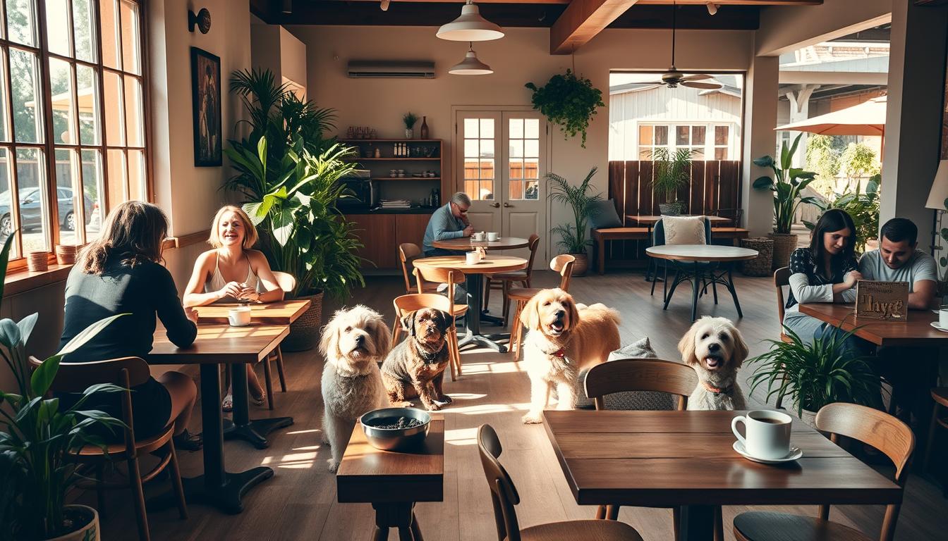 cafenea prietenoasă cu câinii