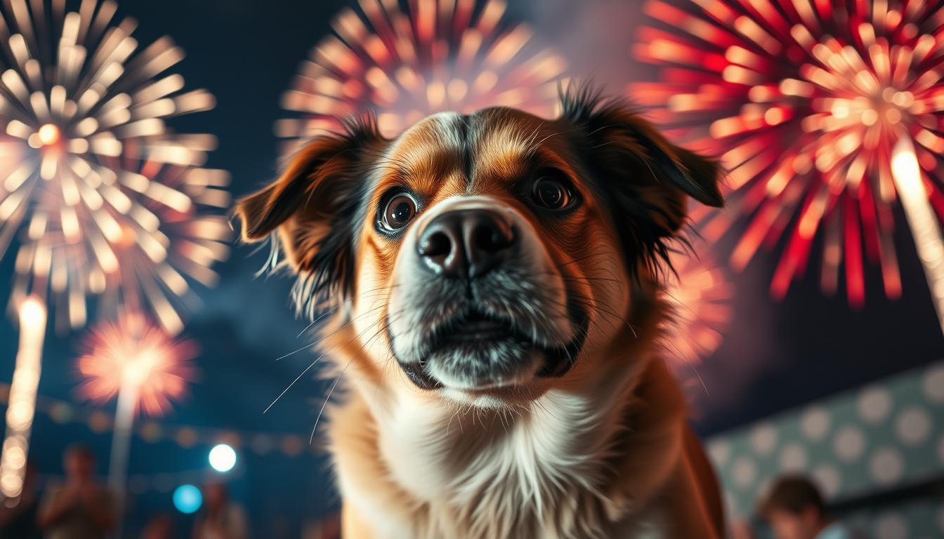 frica câinilor de artificii