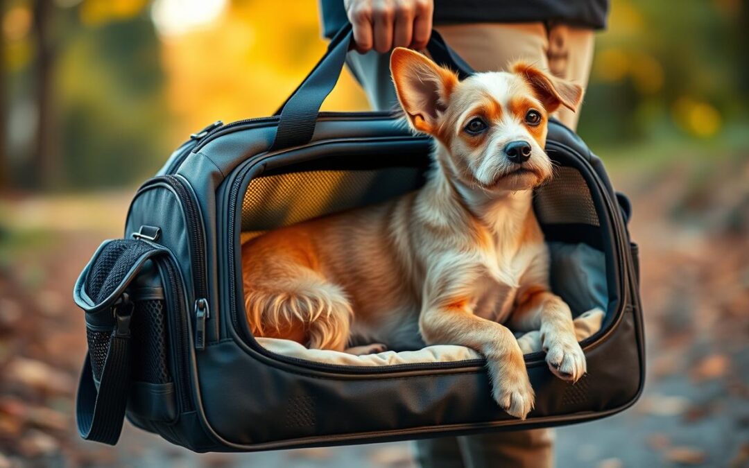 geantă de transport pentru câini