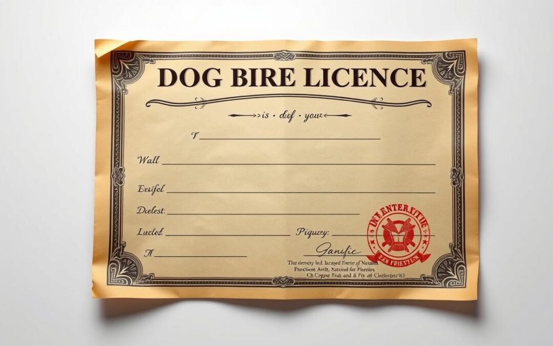 licență de creștere a câinilor