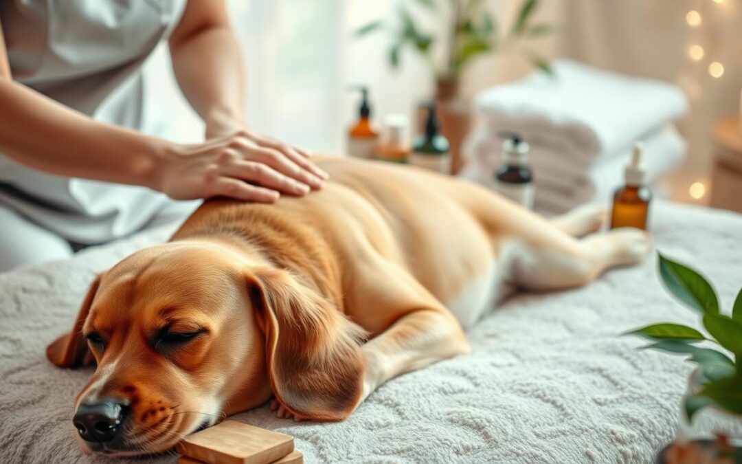 masaj terapeutic pentru câini