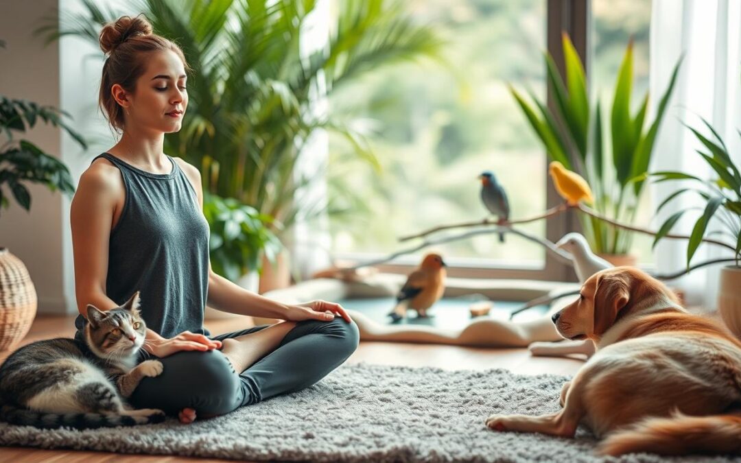 meditație pentru câini