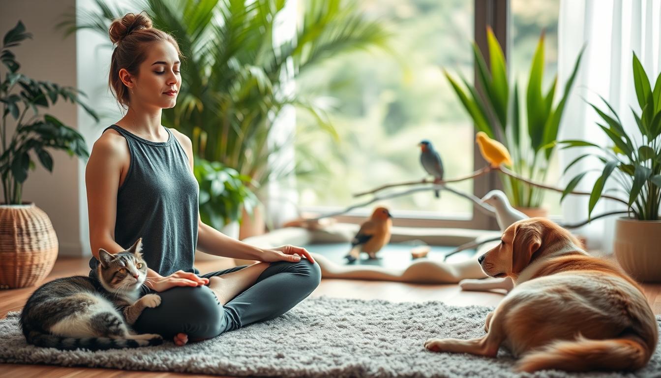 meditație pentru câini