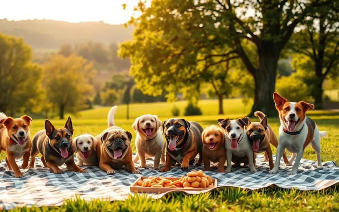 picnic cu câini