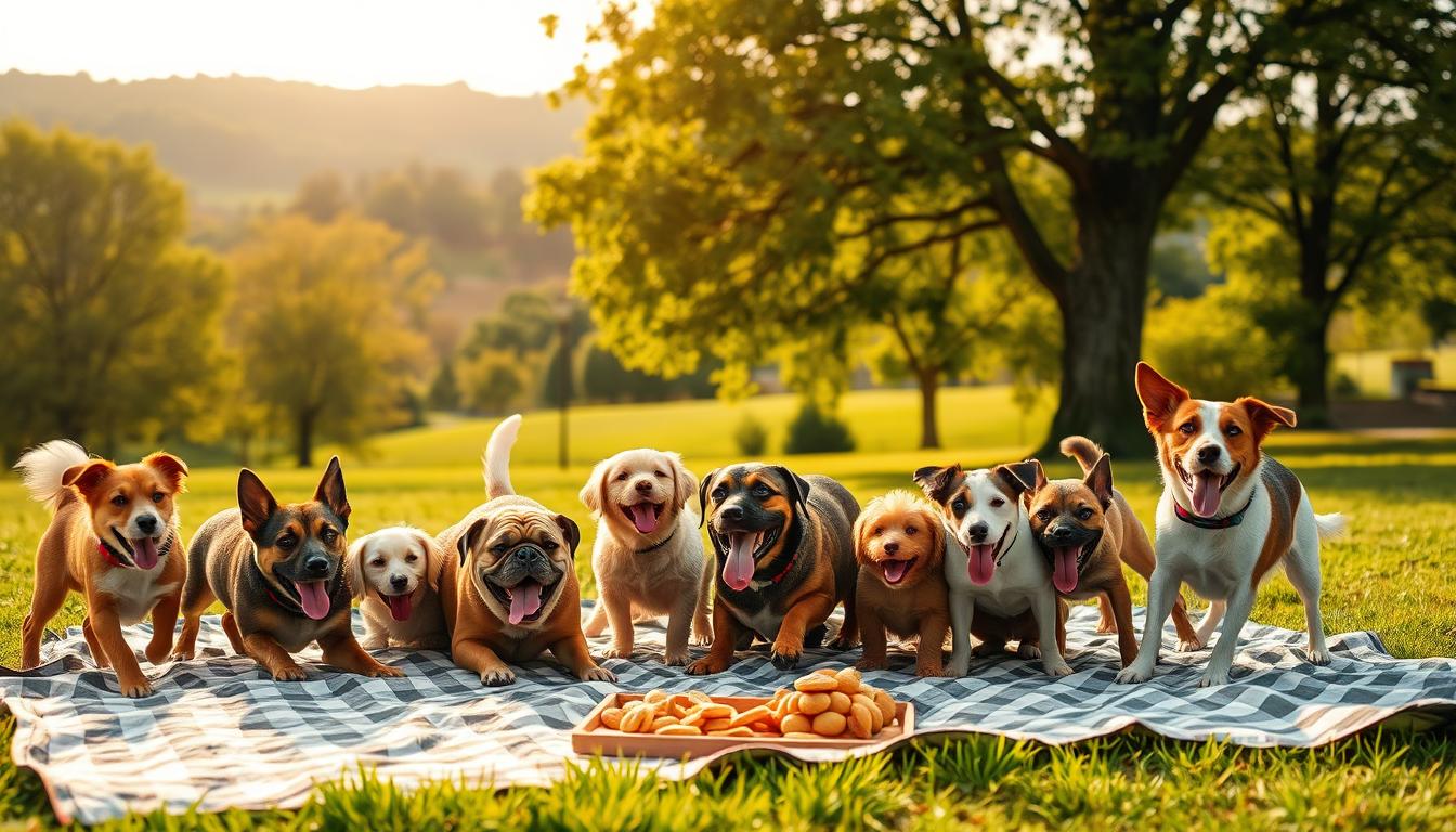 picnic cu câini