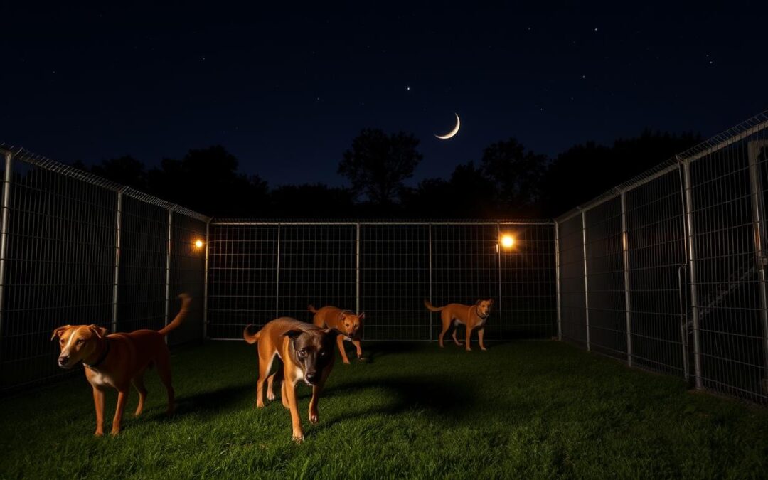 siguranță nocturnă pentru câini