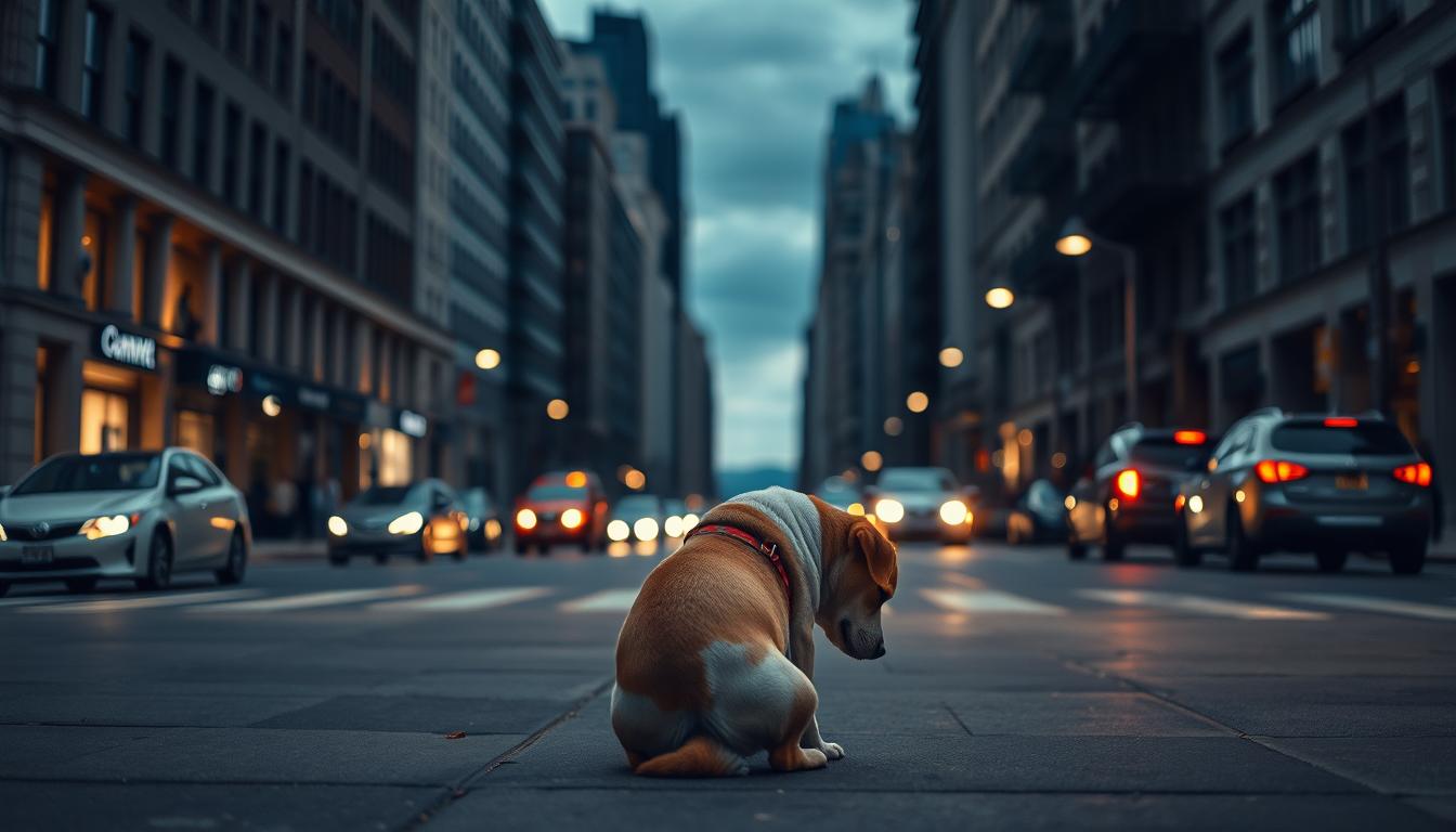 Dezavantajele vieții urbane pentru câine