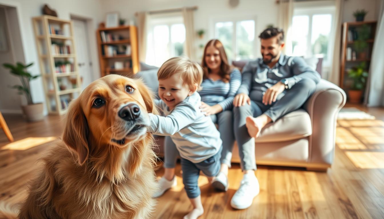 Relația câinelui cu membrii familiei