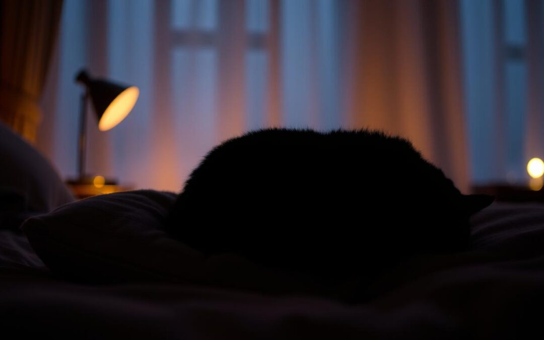 activitatea nocturnă a pisicii