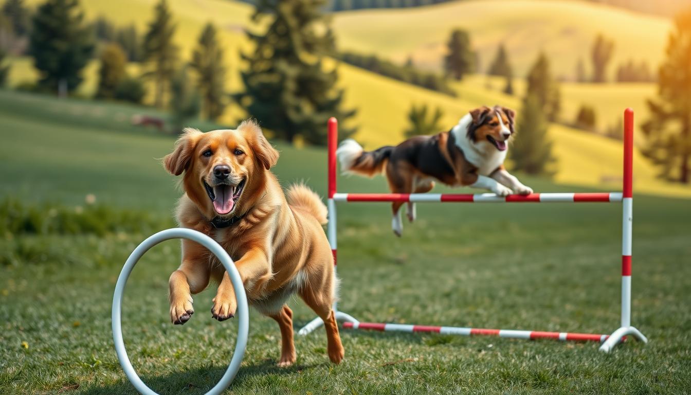antrenament agility pentru câini