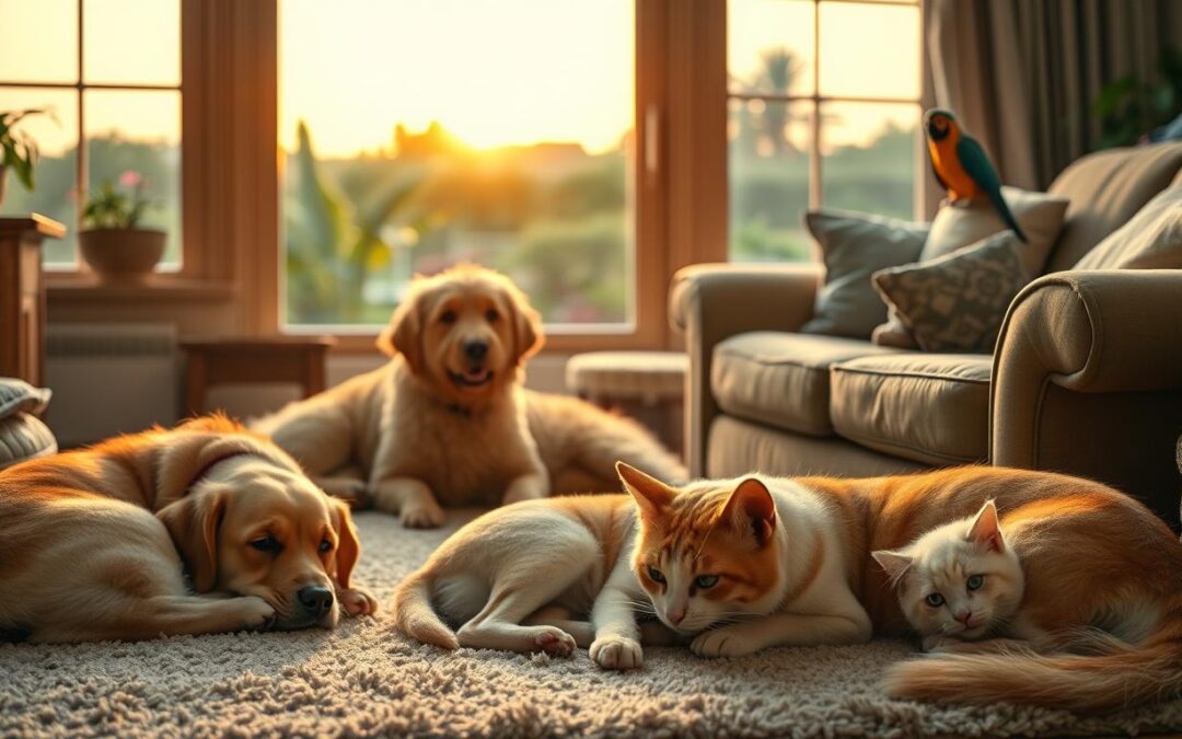 câinele și conviețuirea cu alte animale de companie