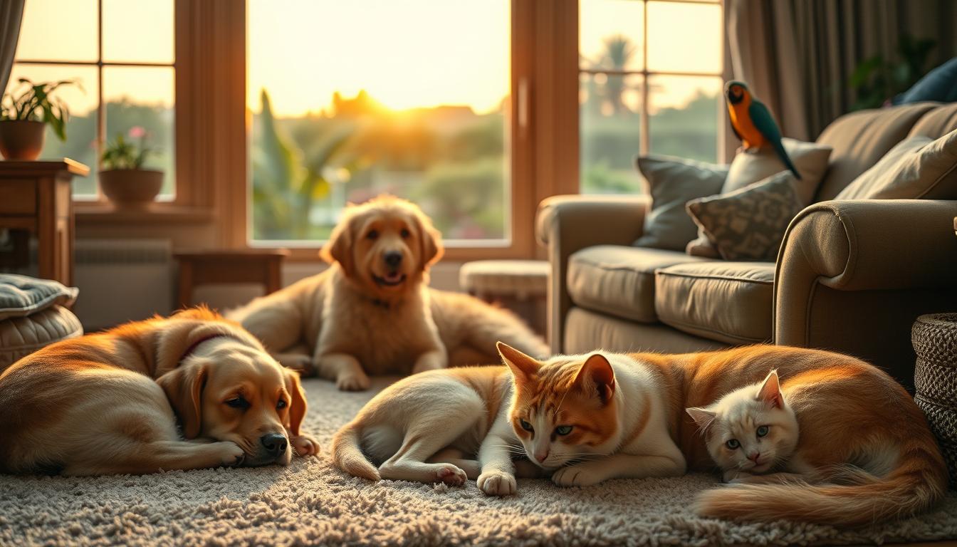 câinele și conviețuirea cu alte animale de companie