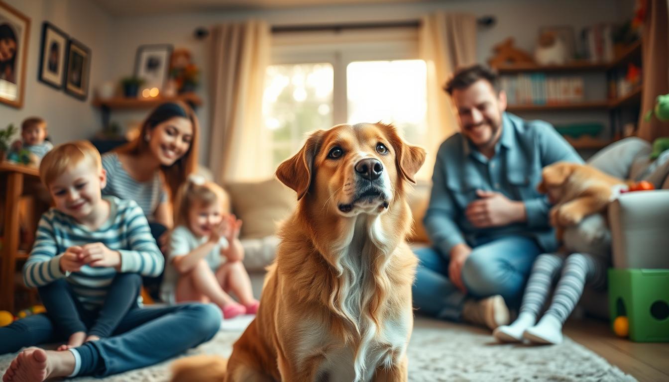 câinii și responsabilitățile familiale