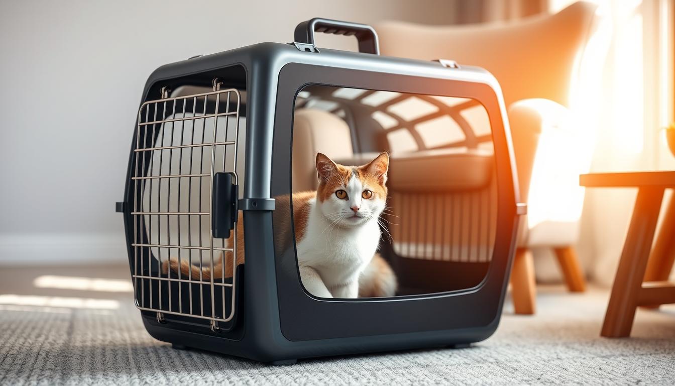 alegerea unei cutii de transport pentru pisică