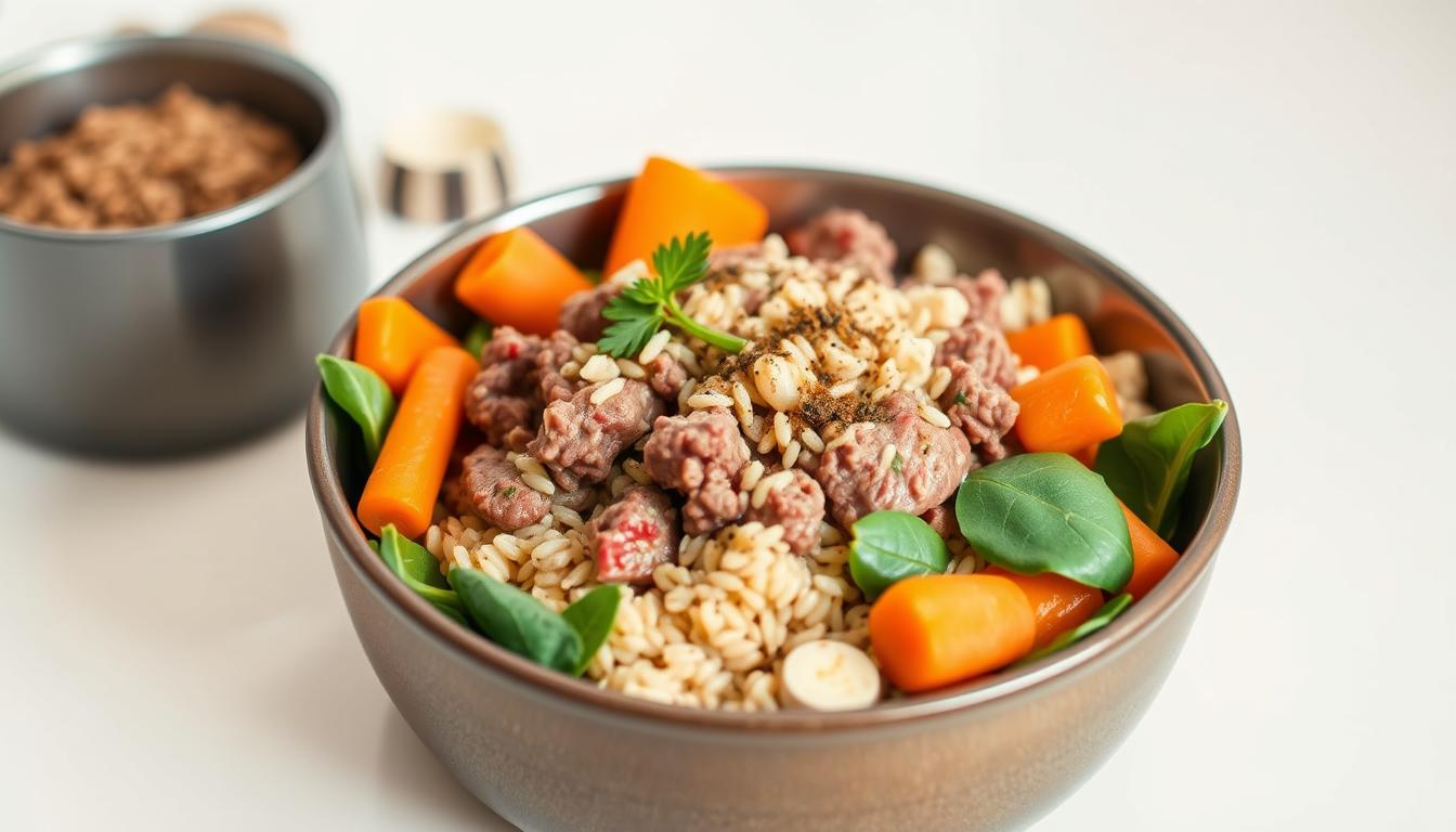 carne de vită pentru câine