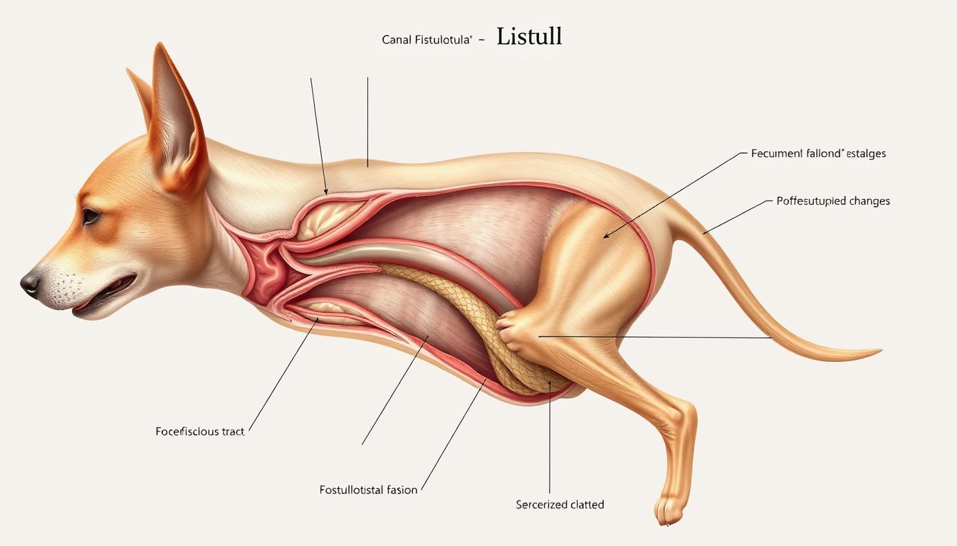 fistulă anală la câine