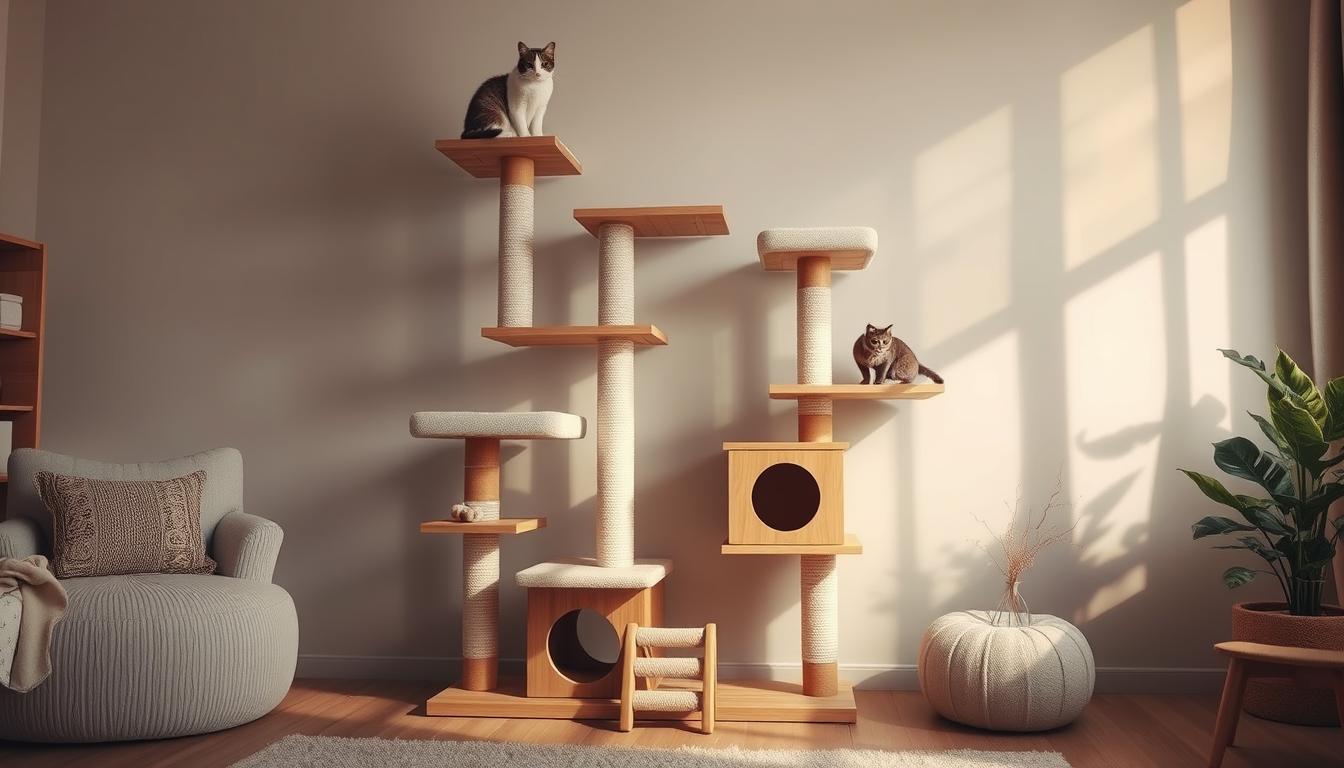 mobilier pentru cățărat pentru pisici