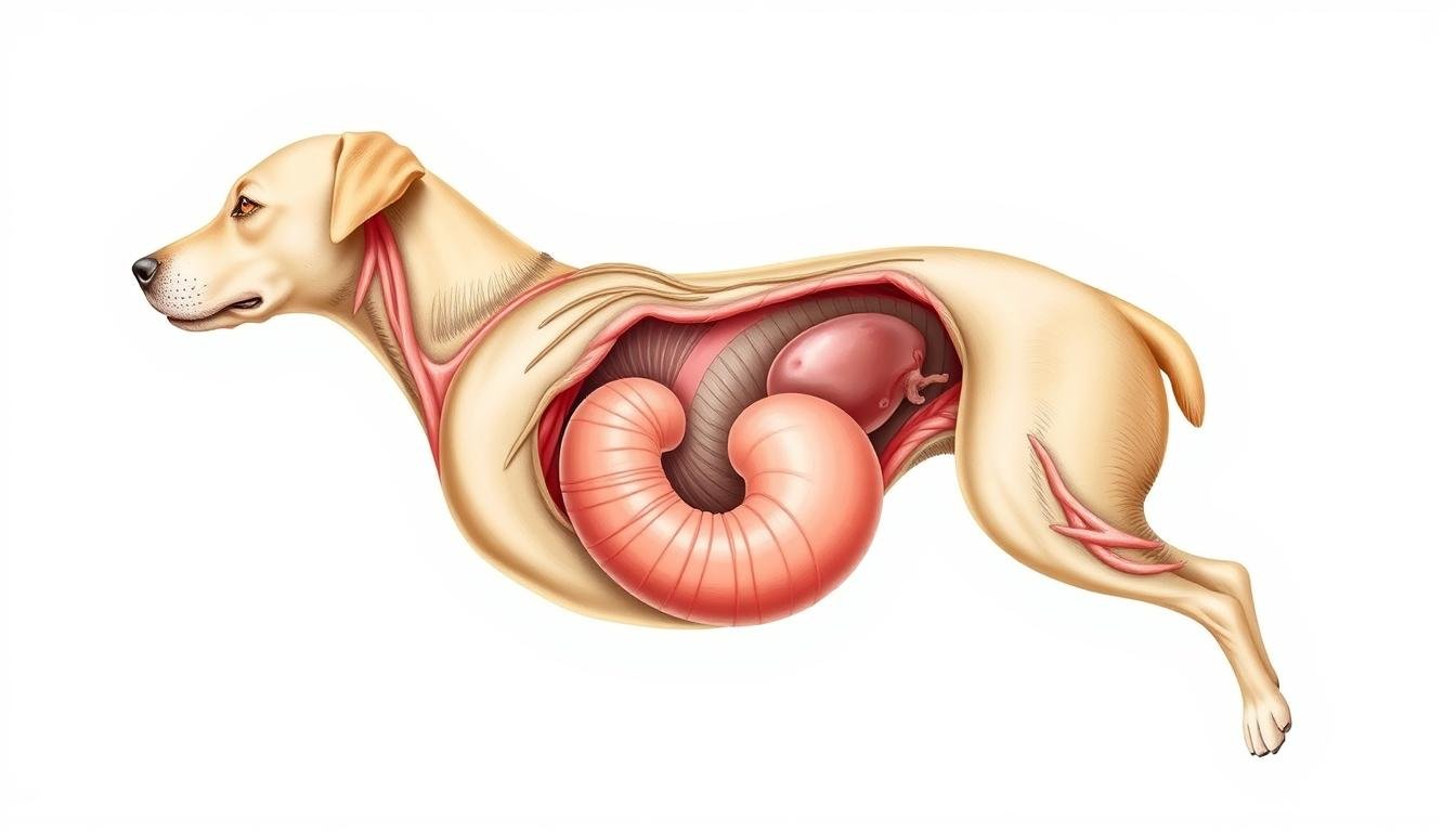 torsiune gastrică la câini