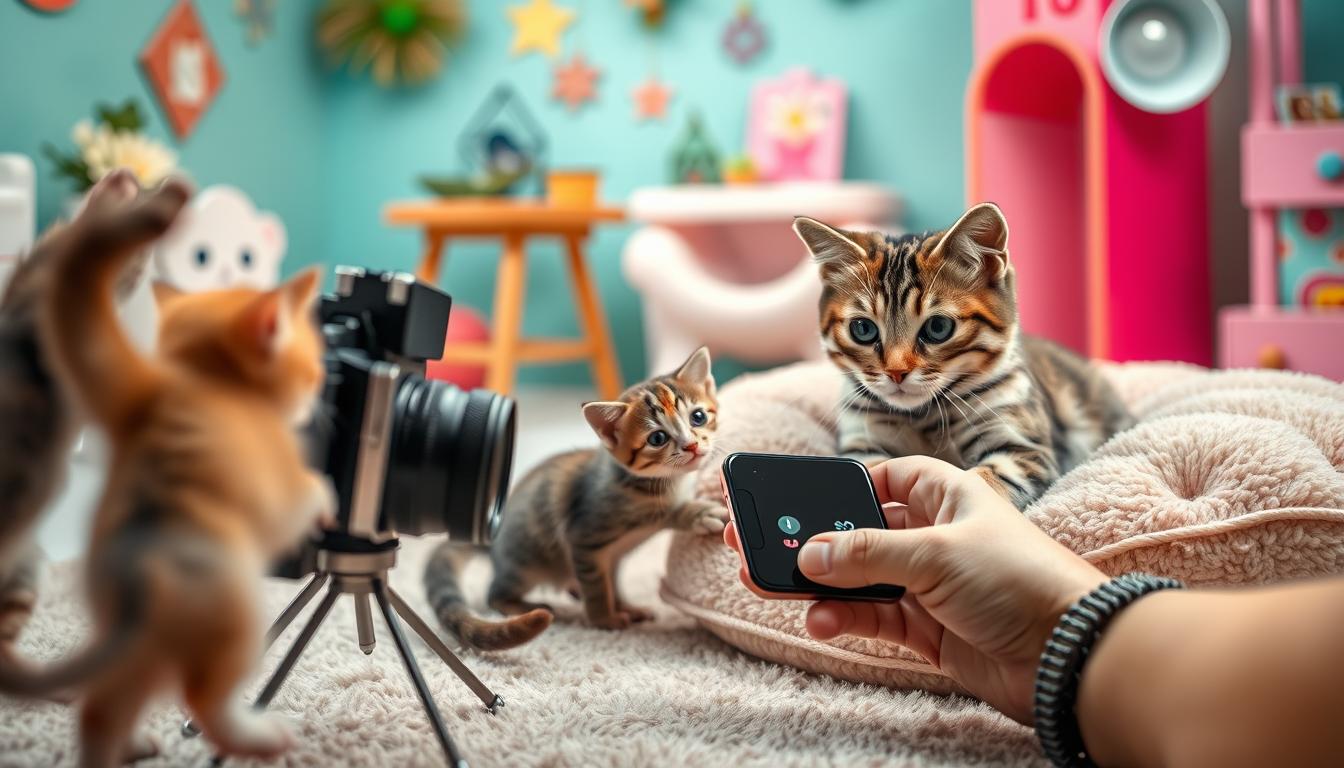 trenduri pisici pe TikTok