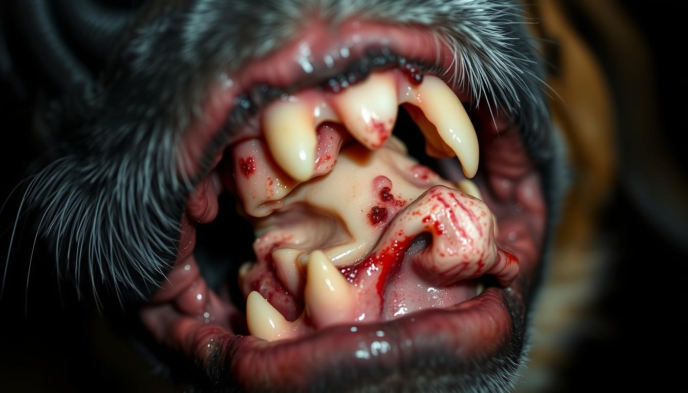 abces dentar la câine