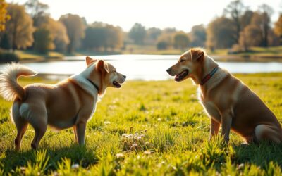 De ce evită câinele meu un alt câine?
