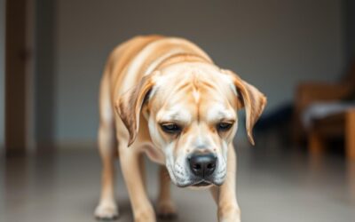 De ce merge câinele meu cu capul în jos?