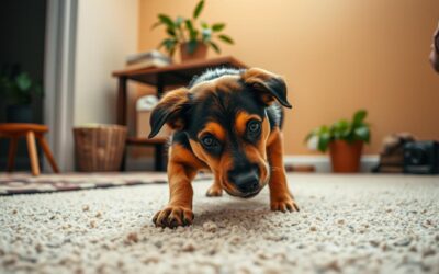 De ce sapă câinele meu și în casă?