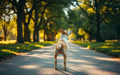 De ce se oprește brusc câinele meu în timpul plimbării?