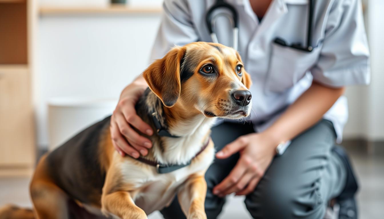 câinele se teme de veterinar