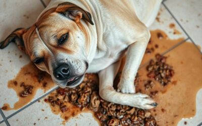 Câinele vomită după ce mănâncă – este normal?
