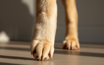 Blog 20 De ce îi tremură câinelui piciorul?