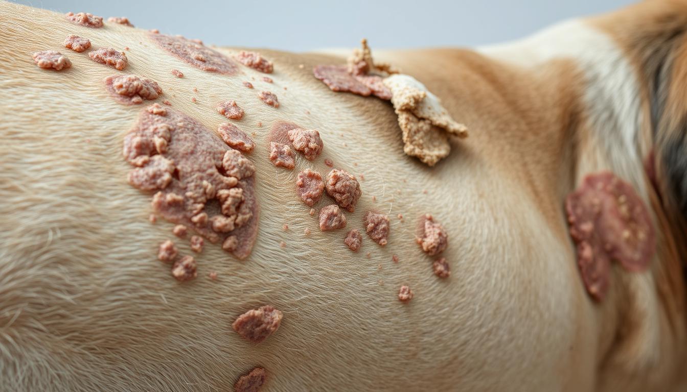 dermatomiozită la câine