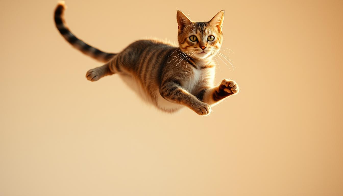 dezvoltarea abilității de sărit în înălțime la pisici