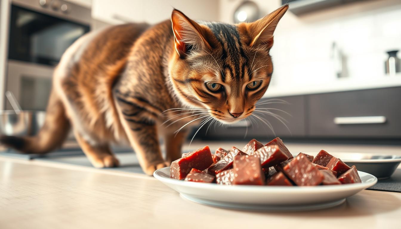 pisică carne de vită