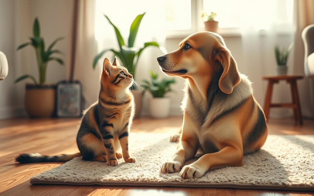 socializarea pisicii cu alte animale de companie