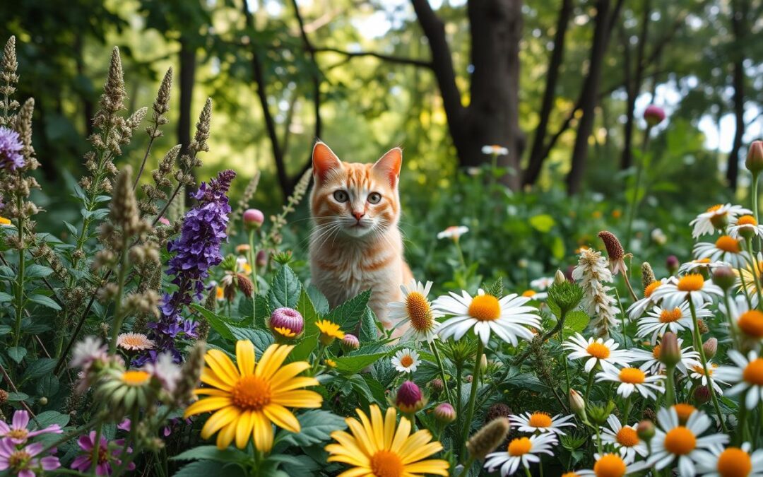 Terapie cu plante medicinale pentru pisici – Tot ce trebuie să știi despre asta!