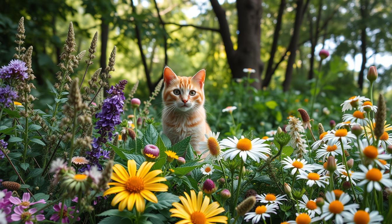 terapii pe bază de plante pentru pisici