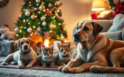 Prevenirea accidentelor în casele cu câini de Crăciun