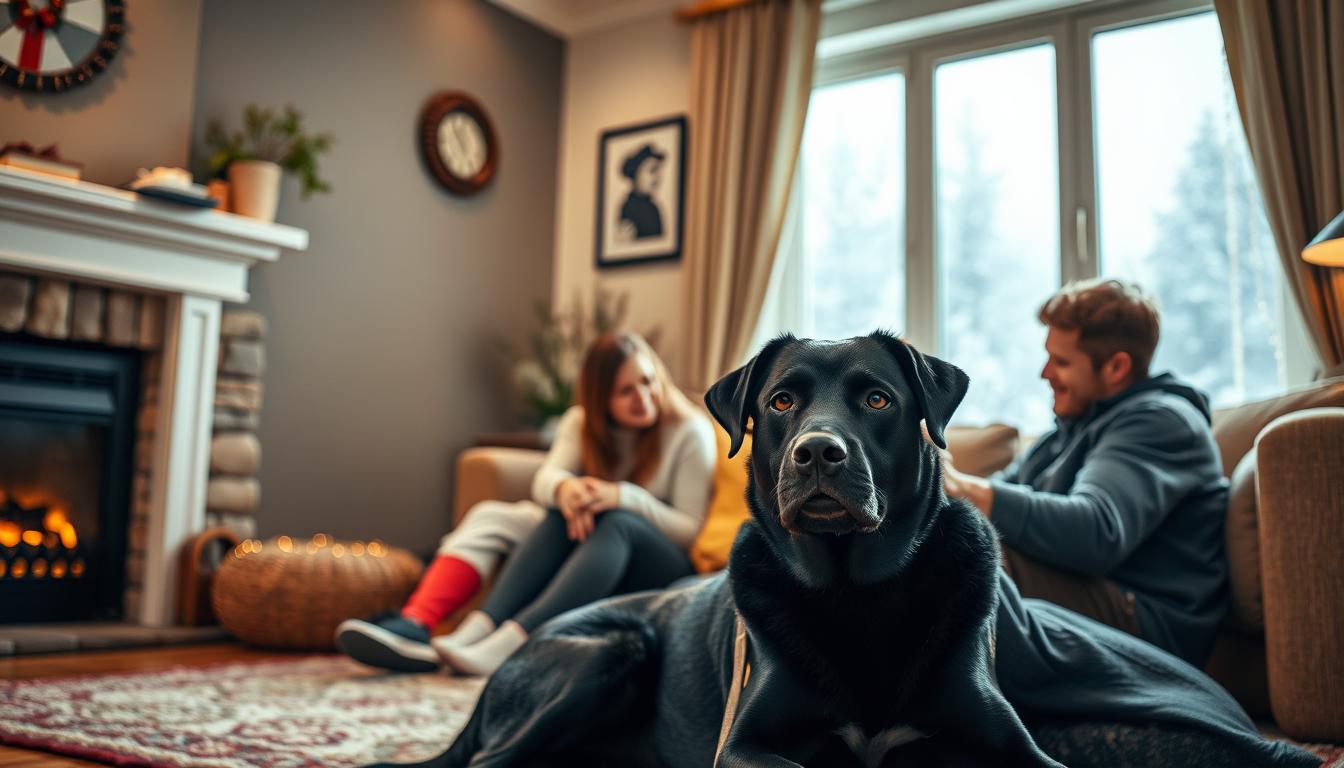 adopția câinelui negru