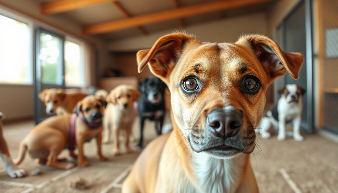 adopția unui câine adult