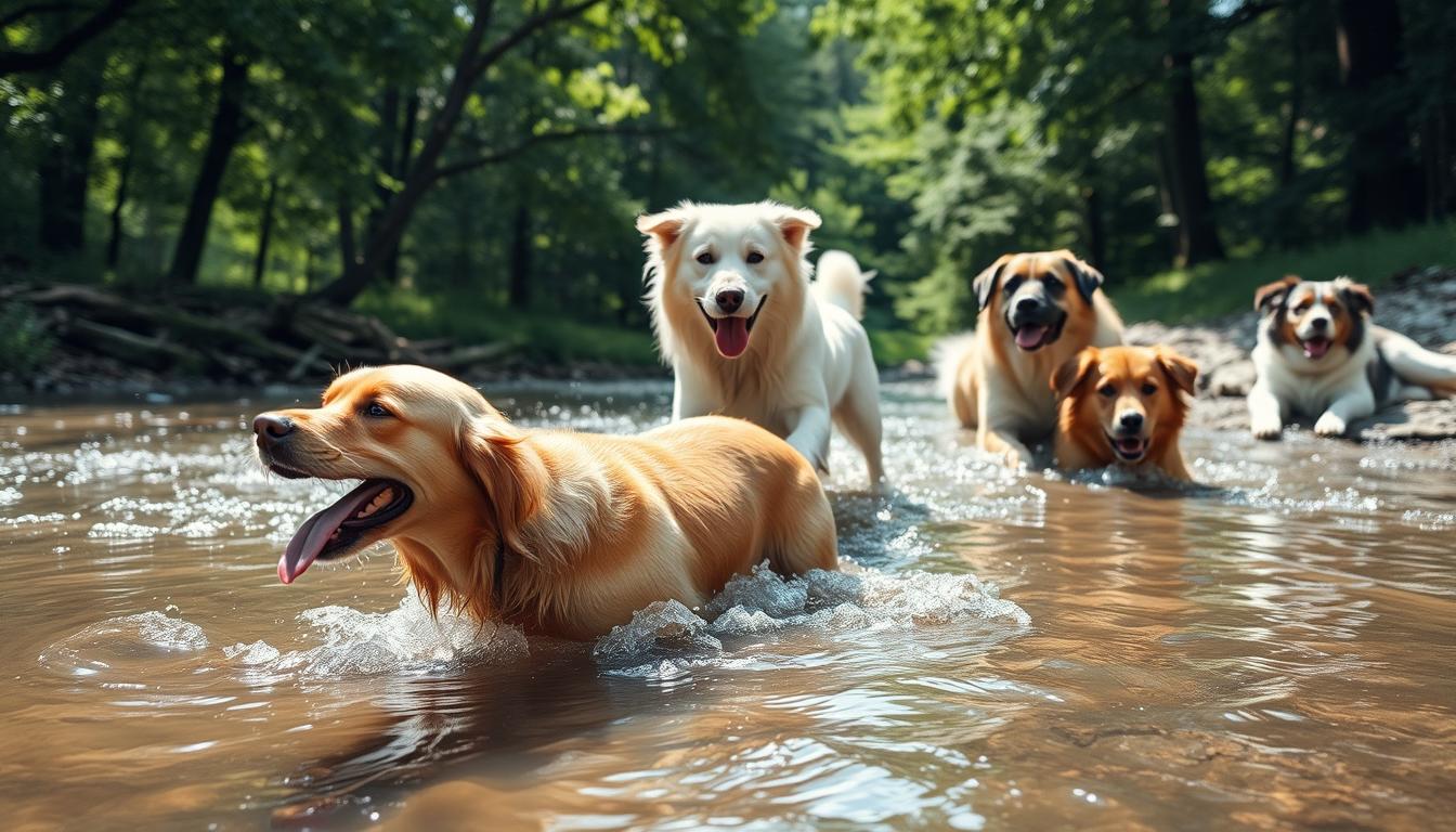 apă și articulații câine vară