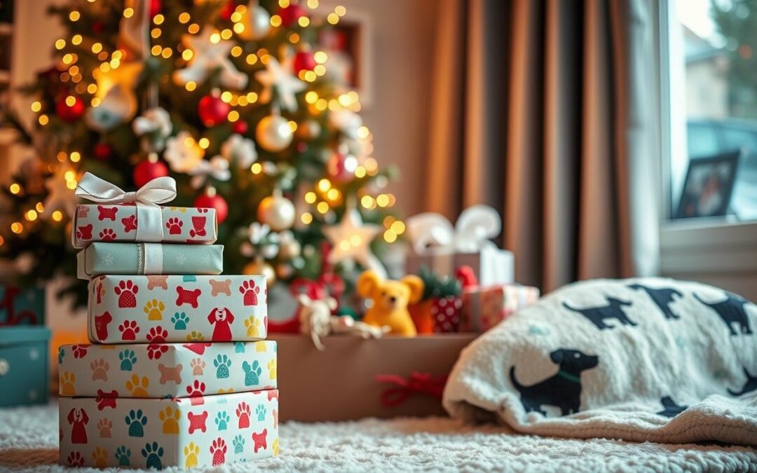 Card cadou de Crăciun pentru stăpânii de câini