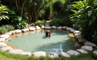 Cum construiești un iaz de grădină sigur pentru câine?